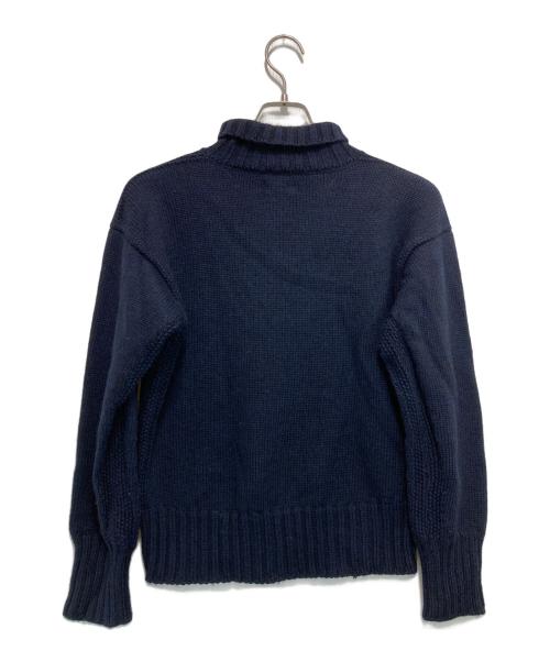 BUTCHER PRODUCTS（ブッチャープロダクツ）BUTCHER PRODUCTS (ブッチャープロダクツ) ハイネックニット ネイビー サイズ:40の古着・服飾アイテム