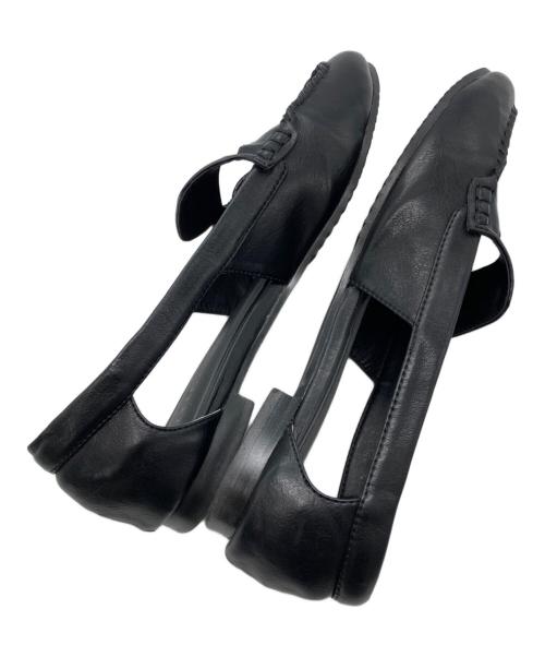 YELLO（イエロ）YELLO (イエロー) ローファー ブラック サイズ:Lの古着・服飾アイテム