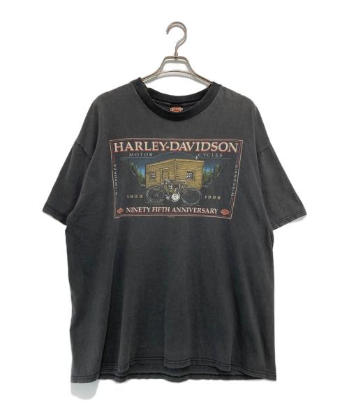 HARLEY-DAVIDSON（ハーレーダビッドソン）HARLEY-DAVIDSON (ハーレーダビッドソン) ［古着］プリントTシャツ ブラック サイズ:XXLの古着・服飾アイテム