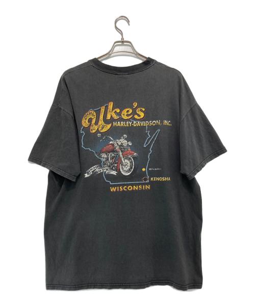 HARLEY-DAVIDSON（ハーレーダビッドソン）HARLEY-DAVIDSON (ハーレーダビッドソン) ［古着］プリントTシャツ ブラック サイズ:XXLの古着・服飾アイテム