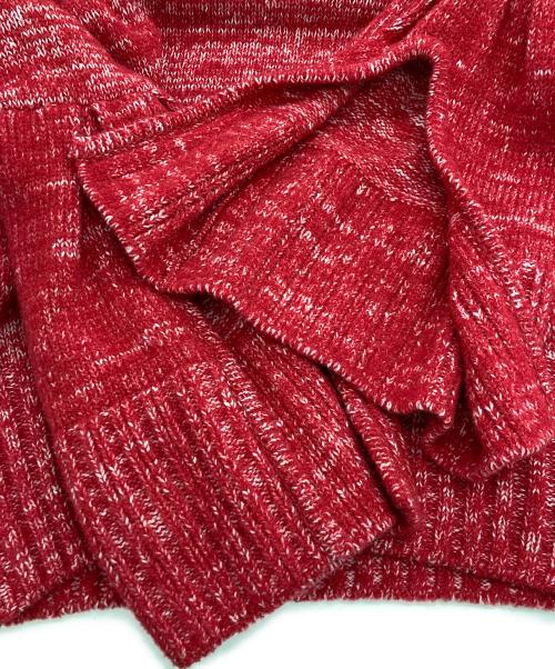 AKIRA NAKA（アキラナカ）AKIRA NAKA (アキラナカ) 変形ニット レッド サイズ:1の古着・服飾アイテム