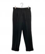 COMME des GARCONS HOMME PLUSコムデギャルソンオムプリュス）の古着「ステッチスラックス」｜ブラック