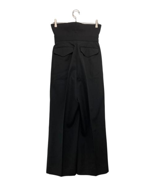 THE RERACS（ザ リラクス）THE RERACS (ザ リラクス) Edition (エディション) BALCOLLAR WIDE SLACKS ブラック サイズ:38の古着・服飾アイテム