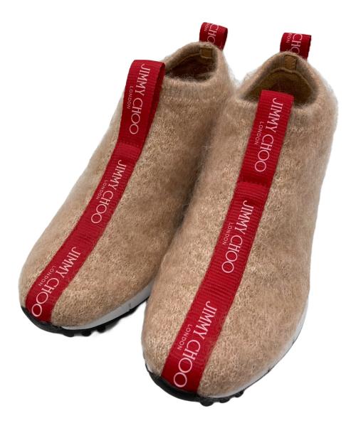 JIMMY CHOO（ジミーチュウ）JIMMY CHOO (ジミーチュウ) NORWAY.KWAスリッポン ベージュ サイズ:37の古着・服飾アイテム