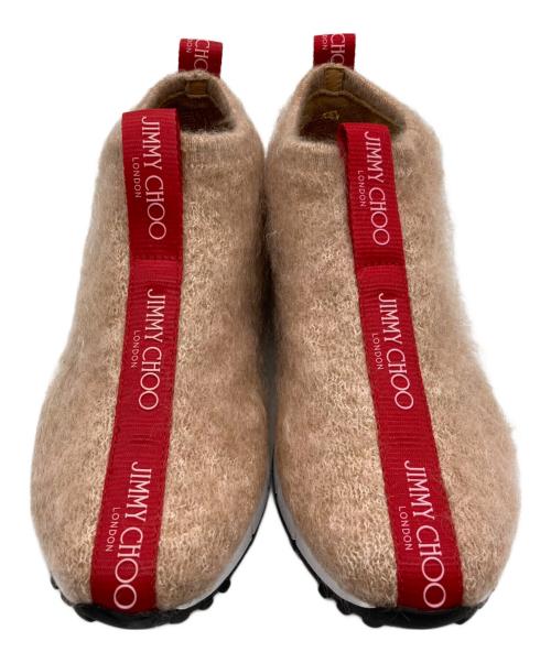 JIMMY CHOO（ジミーチュウ）JIMMY CHOO (ジミーチュウ) NORWAY.KWAスリッポン ベージュ サイズ:37の古着・服飾アイテム