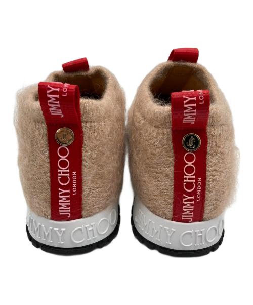 JIMMY CHOO（ジミーチュウ）JIMMY CHOO (ジミーチュウ) NORWAY.KWAスリッポン ベージュ サイズ:37の古着・服飾アイテム