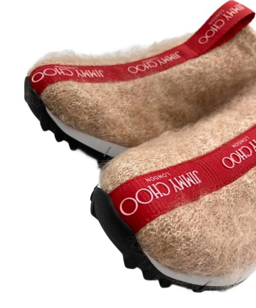 JIMMY CHOO（ジミーチュウ）JIMMY CHOO (ジミーチュウ) NORWAY.KWAスリッポン ベージュ サイズ:37の古着・服飾アイテム