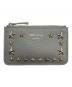 JIMMY CHOO（ジミーチュウ）の古着「NANCY UUF MOONSTONE MIX/スタースタッズコインケース」｜グレー