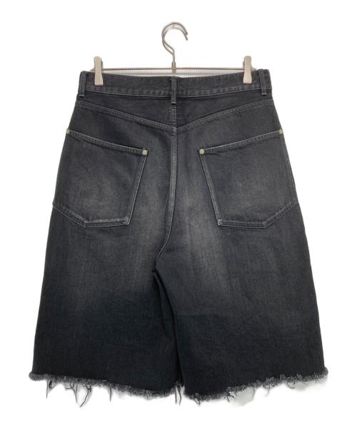 BEAMS（ビームス）BEAMS (ビームス) FUTURE ARCHIVE / CRUSH DENIM SHORTS ブラック サイズ:Sの古着・服飾アイテム