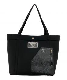 A.D.M.J.（エーディーエムジェイ）の古着「 ザ・マジックライト/トリコットW トートバッグ」｜ブラック