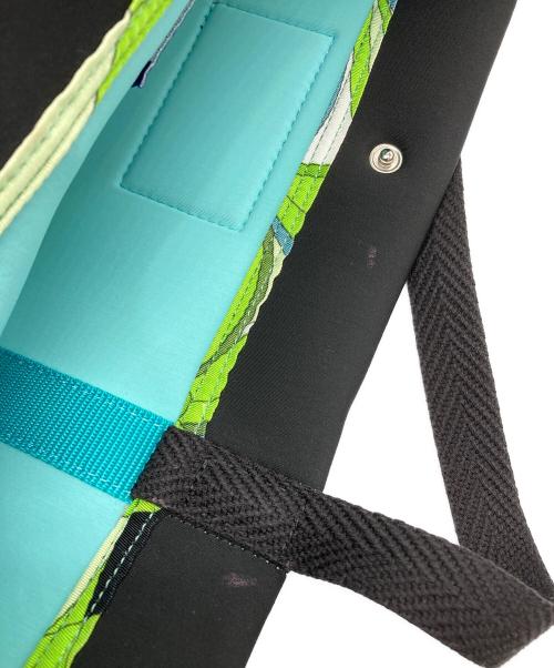 A.D.M.J.（エーディーエムジェイ）A.D.M.J. (エーディーエムジェイ)  ザ・マジックライト/トリコットW トートバッグ ブラックの古着・服飾アイテム