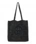 TORY BURCH（トリーバーチ）の古着「DOUBLE Tラピアトートバッグ」｜ブラック