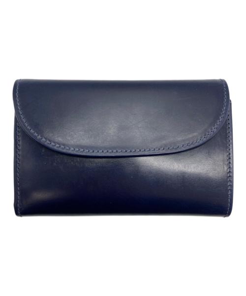 BEORMA（ベオーマ）BEORMA (ベオーマ) 3FOLD PURSBRIDLE LEATHER ネイビーの古着・服飾アイテム