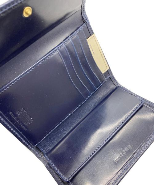 BEORMA（ベオーマ）BEORMA (ベオーマ) 3FOLD PURSBRIDLE LEATHER ネイビーの古着・服飾アイテム