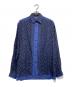 VERSACE（ヴェルサーチェ）の古着「シルクシャツ」｜ネイビー
