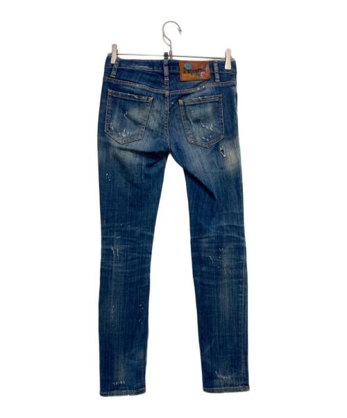 DSQUARED2（ディースクエアード）DSQUARED2 (ディースクエアード) デニムパンツ ネイビー サイズ:34の古着・服飾アイテム