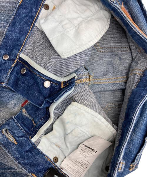 DSQUARED2（ディースクエアード）DSQUARED2 (ディースクエアード) デニムパンツ ネイビー サイズ:34の古着・服飾アイテム