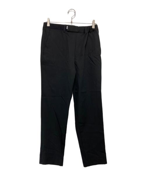 Graphpaper（グラフペーパー）Graphpaper (グラフペーパー) Selvage Wool Wide Chef Pants ブラック サイズ:Fの古着・服飾アイテム