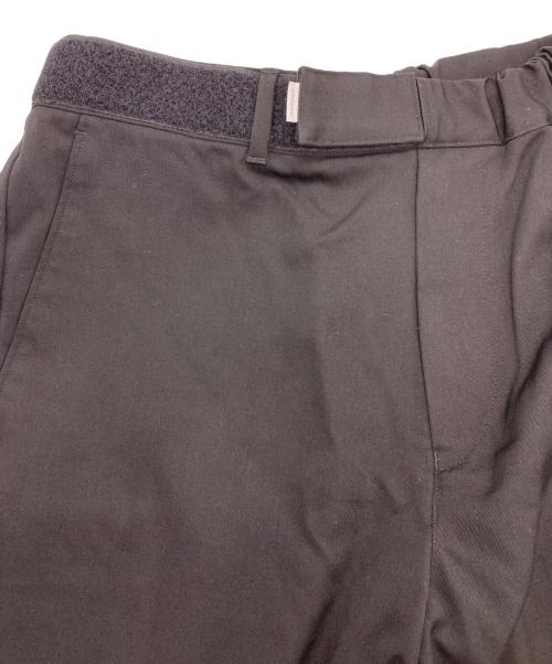 Graphpaper（グラフペーパー）Graphpaper (グラフペーパー) Selvage Wool Wide Chef Pants ブラック サイズ:Fの古着・服飾アイテム