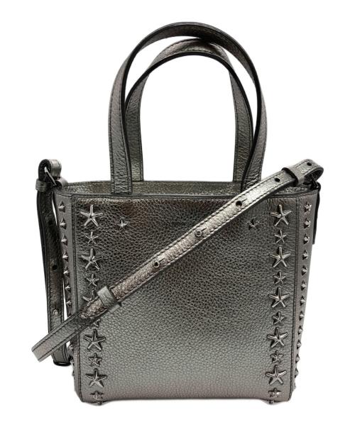 JIMMY CHOO（ジミーチュウ）JIMMY CHOO (ジミーチュウ) MINI PEGASI/2WAYショルダーバッグ シルバー 未使用品の古着・服飾アイテム
