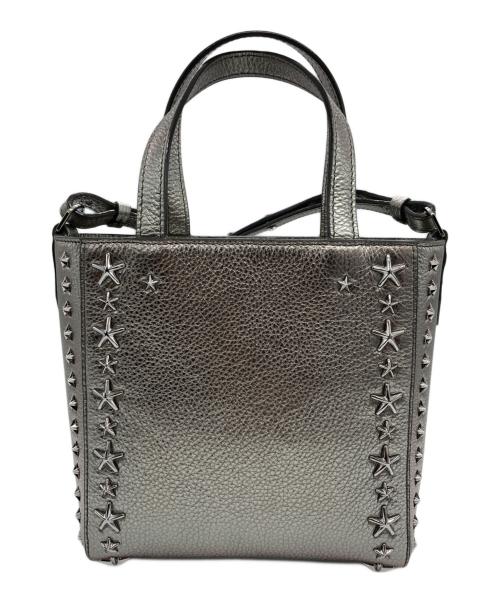 JIMMY CHOO（ジミーチュウ）JIMMY CHOO (ジミーチュウ) MINI PEGASI/2WAYショルダーバッグ シルバー 未使用品の古着・服飾アイテム