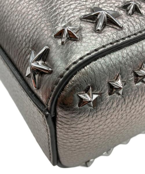 JIMMY CHOO（ジミーチュウ）JIMMY CHOO (ジミーチュウ) MINI PEGASI/2WAYショルダーバッグ シルバー 未使用品の古着・服飾アイテム
