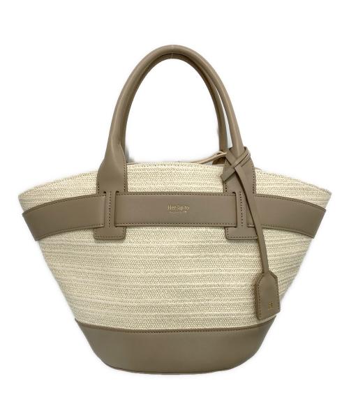 HER LIP TO（ハーリップトゥ）Her lip to (ハーリップトゥ) Palma Tote Bag ベージュの古着・服飾アイテム