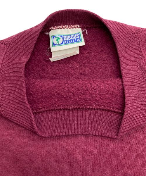 DISCUS ATHLETIC（ディスカスアスレティック）DISCUS ATHLETIC (ディスカスアスレティック) [古着]90'sプレーンラグランスウェット ブラウン サイズ:Sの古着・服飾アイテム