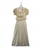 Rose Museロゼミューズ）の古着「organdy tops set onepiece」｜アイボリー