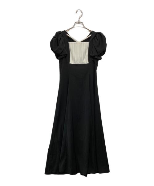 Rose Muse（ロゼミューズ）ROSE MUSE (ロゼミューズ) Colour scheme tack onepiece ブラック サイズ:Mの古着・服飾アイテム