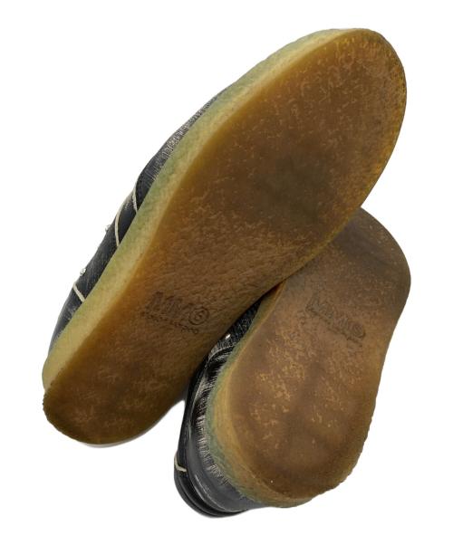 MM6 Maison Margiela（エムエムシックスメゾンマルジェラ）MM6 Maison Margiela (エムエムシックスメゾンマルジェラ) ヴィンテージ加工ローカットスニーカー ブラック サイズ:43の古着・服飾アイテム