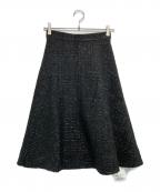 ARPEGE STORYアルページュストーリー）の古着「ラメツイードスカート」｜ブラック