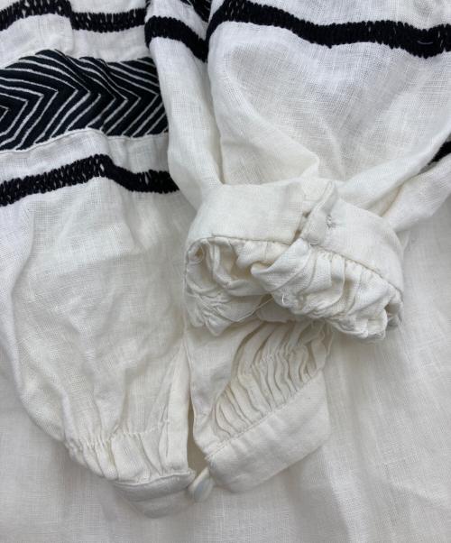 house of lotus（ハウスオブロータス）HOUSE OF LOTUS (ハウスオブロータス) 60/1リネンエンブロイダリーワンピース ホワイト サイズ:Mの古着・服飾アイテム