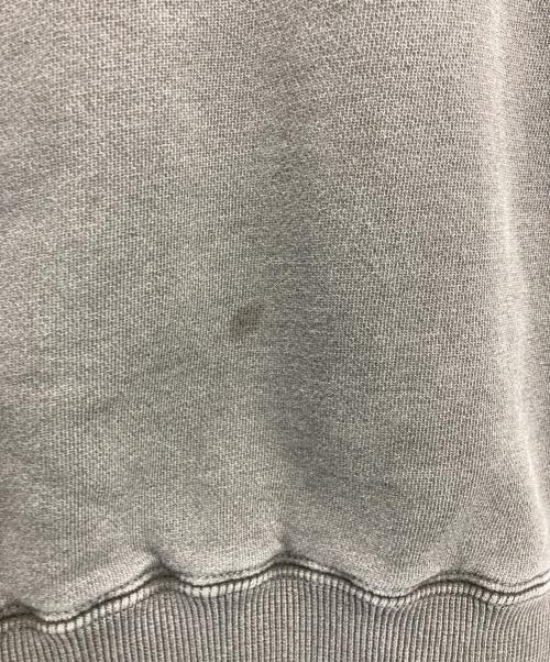 X-GIRL（エックスガール）X-girl (エックスガール) FACE PIGMENT DYED SWEAT HOODIE グレー サイズ:Lの古着・服飾アイテム