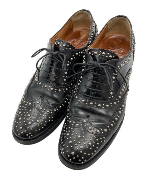 CHURCH'S（チャーチ）CHURCH'S (チャーチ) Burwood Met スタッズレザーシューズ ブラック サイズ:36½の古着・服飾アイテム
