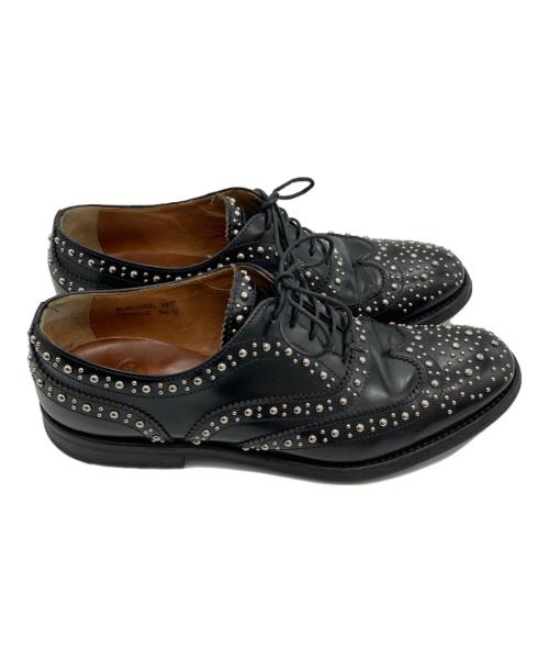 CHURCH'S（チャーチ）CHURCH'S (チャーチ) Burwood Met スタッズレザーシューズ ブラック サイズ:36½の古着・服飾アイテム