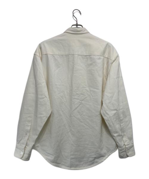 AMI Alexandre Mattiussi（アミアレクサンドルマテュッシ）AMI Alexandre Mattiussi (アミアレクサンドルマテュッシ) TONAL BIG ADC SHIRT アイボリー サイズ:40の古着・服飾アイテム