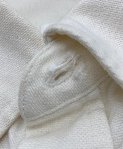 AMI Alexandre Mattiussi（アミアレクサンドルマテュッシ）AMI Alexandre Mattiussi (アミアレクサンドルマテュッシ) TONAL BIG ADC SHIRT アイボリー サイズ:40の古着・服飾アイテム