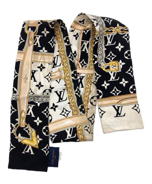 LOUIS VUITTON（ルイ ヴィトン）LOUIS VUITTON (ルイ ヴィトン) バンドー・モノグラム コンフィデンシャル ブラック×イエローの古着・服飾アイテム