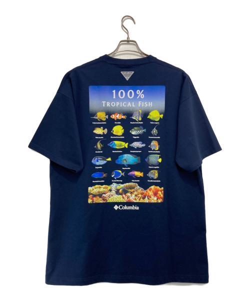 Columbia（コロンビア）Columbia (コロンビア) BEAMS (ビームス) Tシャツ ネイビー サイズ:XLの古着・服飾アイテム