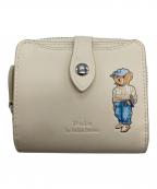 POLO RALPH LAURENポロ・ラルフローレン）の古着「ポロベア2つ折り財布」｜ホワイト