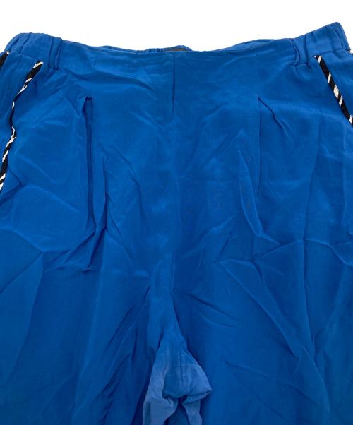 FENDI（フェンディ）FENDI (フェンディ) シルクパンツ ネイビー サイズ:42の古着・服飾アイテム