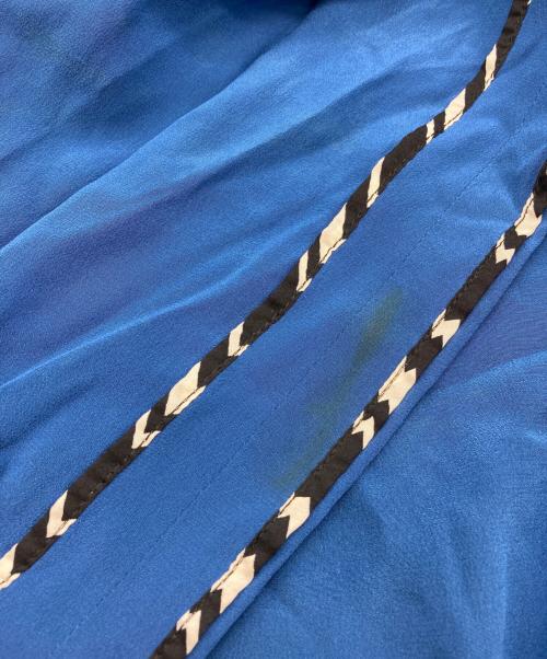 FENDI（フェンディ）FENDI (フェンディ) シルクパンツ ネイビー サイズ:42の古着・服飾アイテム