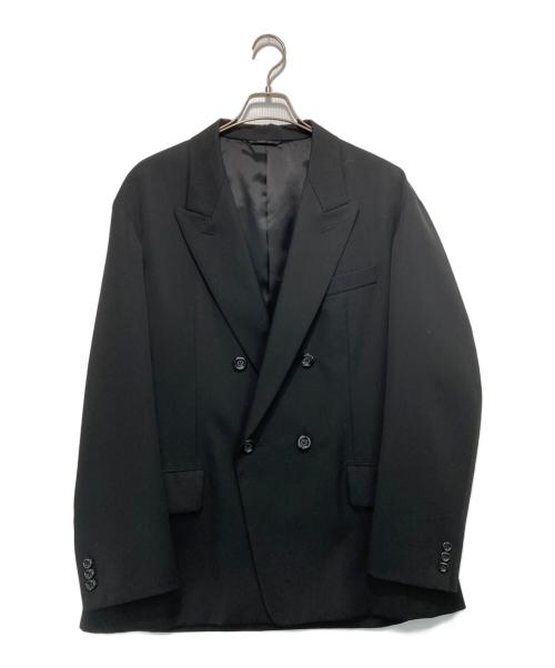 Ujoh（ウジョー）UJOH (ウジョー) 4ボタンウールダブルジャケット ブラック サイズ:2の古着・服飾アイテム
