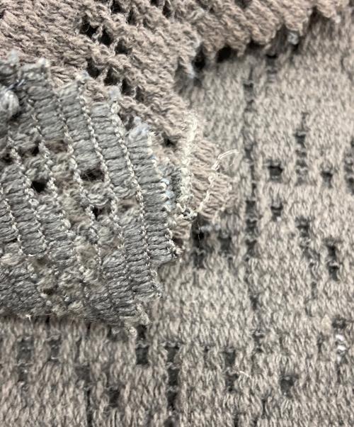 STEVEN ALAN（スティーブンアラン）STEVEN ALAN (スティーブンアラン) LACE SHORT SLEEVE BLOUSE グリーン サイズ:Mの古着・服飾アイテム