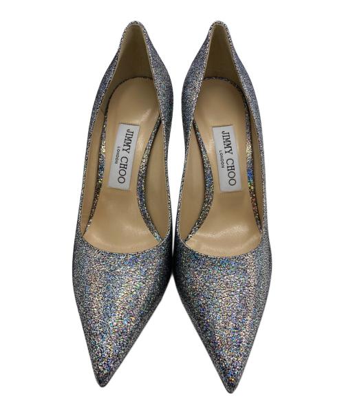 JIMMY CHOO（ジミーチュウ）JIMMY CHOO (ジミーチュウ) LOVE85 ヒールパンプス シルバー サイズ:36½ 未使用品の古着・服飾アイテム