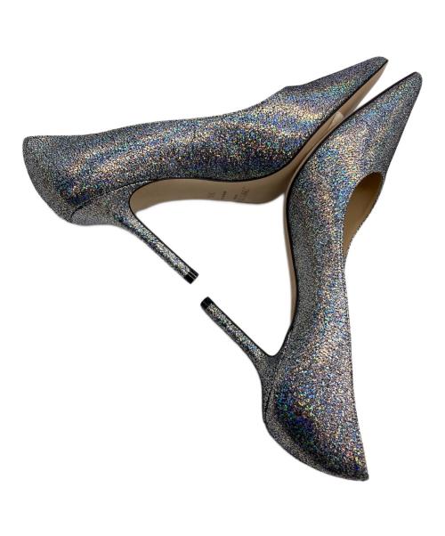 JIMMY CHOO（ジミーチュウ）JIMMY CHOO (ジミーチュウ) LOVE85 ヒールパンプス シルバー サイズ:36½ 未使用品の古着・服飾アイテム