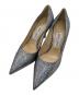 JIMMY CHOO（ジミーチュウ）の古着「LOVE85 ヒールパンプス」｜シルバー