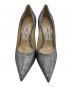 JIMMY CHOO (ジミーチュウ) LOVE85 ヒールパンプス シルバー サイズ:36½ 未使用品：16000円