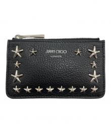 JIMMY CHOO（ジミーチュウ）の古着「NANCY UUF スタッズコインケース」｜ブラック